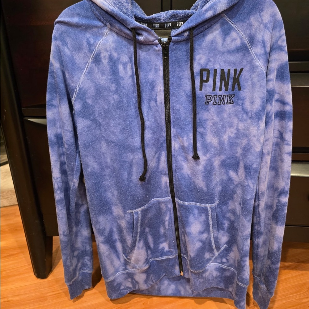 PINK Victoria's Secret Tie-Dye Zip Up Jacket